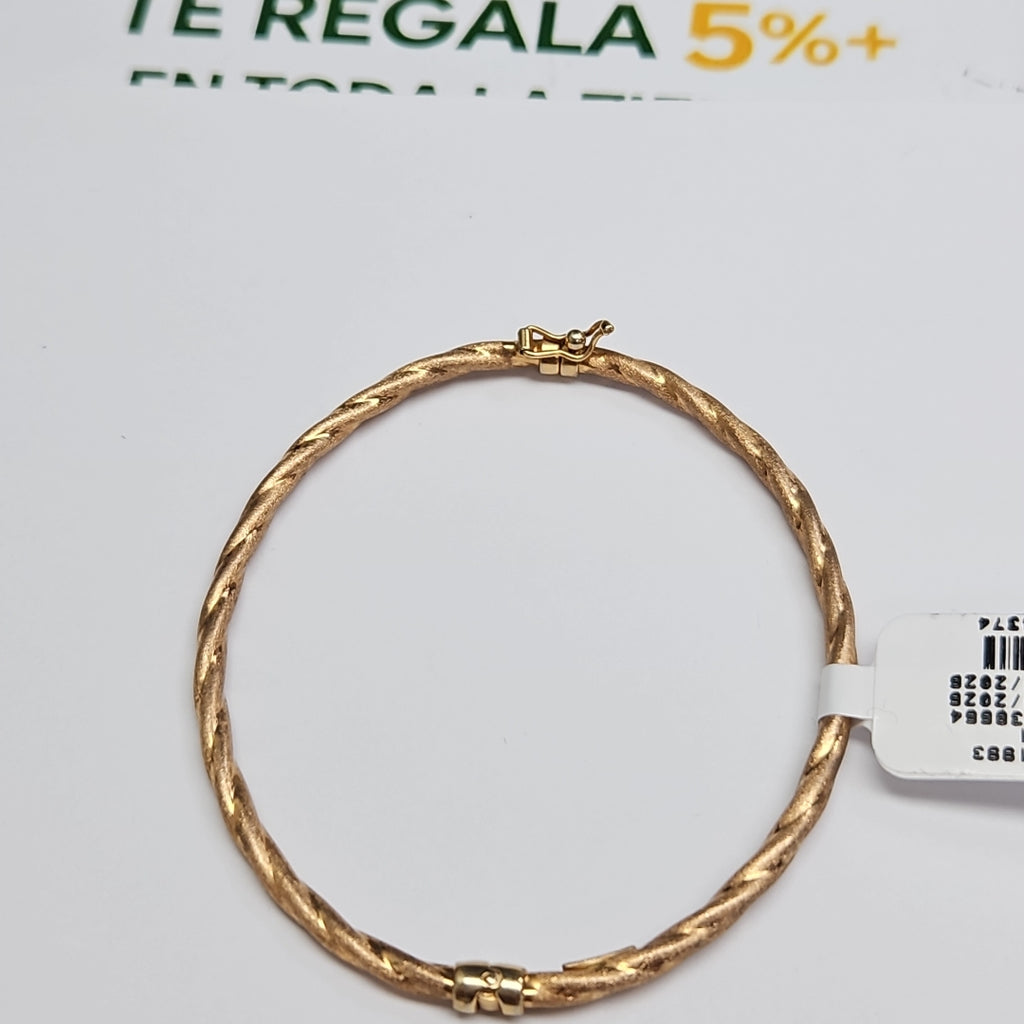 PULSERA RIGIDA ORO 14 K 3,90 GRMS (SEMINUEVO)
