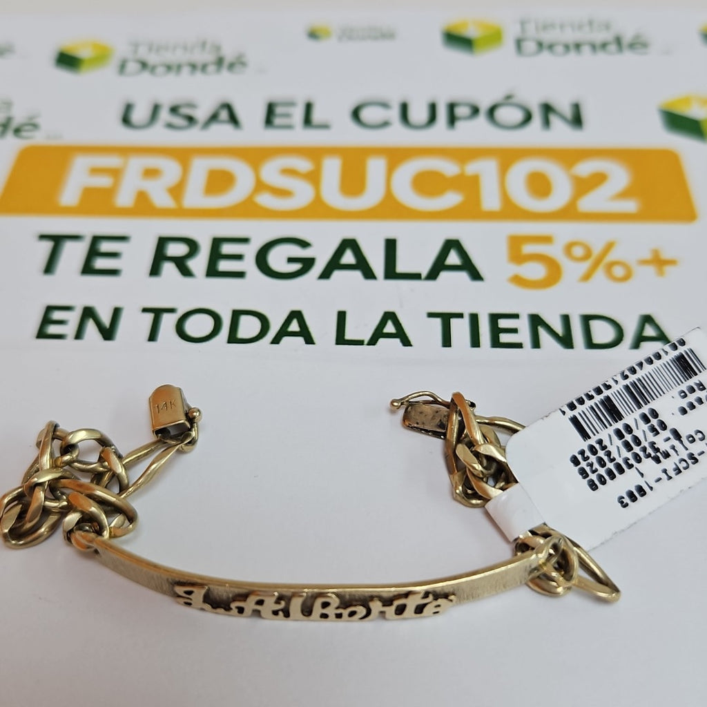 ESCLAVA ORO 14 K 11,20 GRMS (SEMINUEVO)