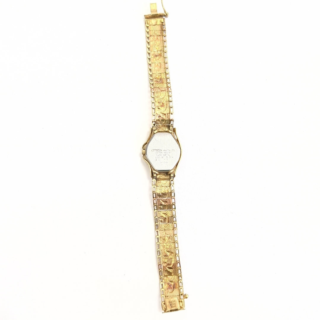 RELOJ CAJA Y PULSO ORO ORO, ORO COMBINADO 14 K 26.1 GRMS (SEMINUEVO)