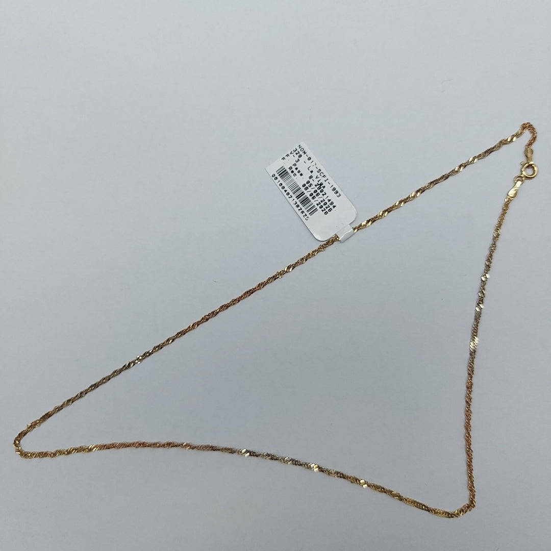 CADENA ORO 14 K 2,70 GRMS (SEMINUEVO)