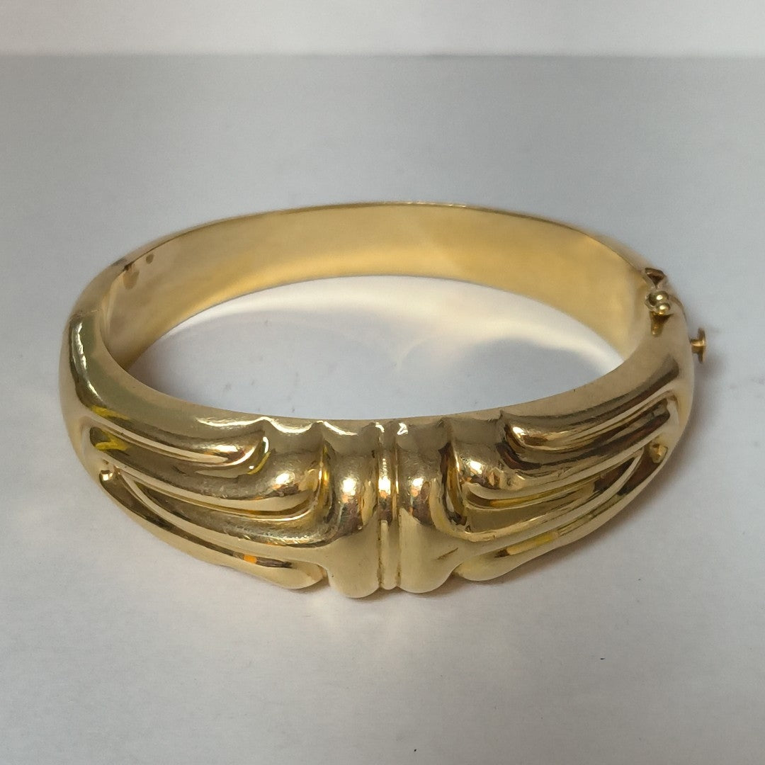 PULSERA RIGIDA ORO 14 K 23.3 GRMS (SEMINUEVO)