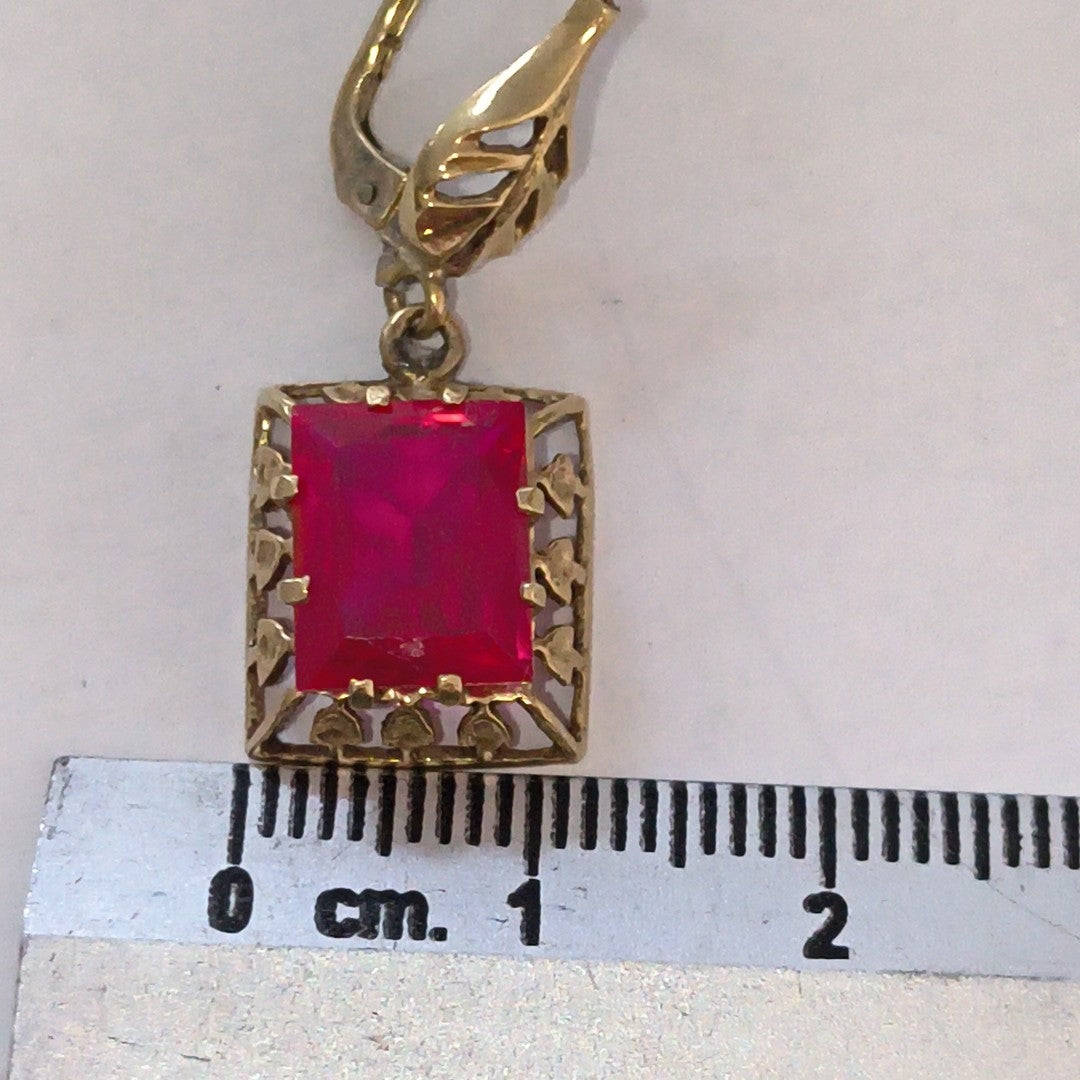 ARETES PAR ORO 10 K 4.7 GRMS (SEMINUEVO)