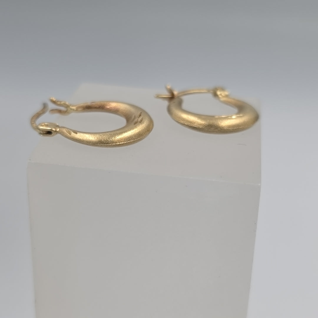 ARRACADAS PAR ORO 14 K 1.3 GRMS (SEMINUEVO)