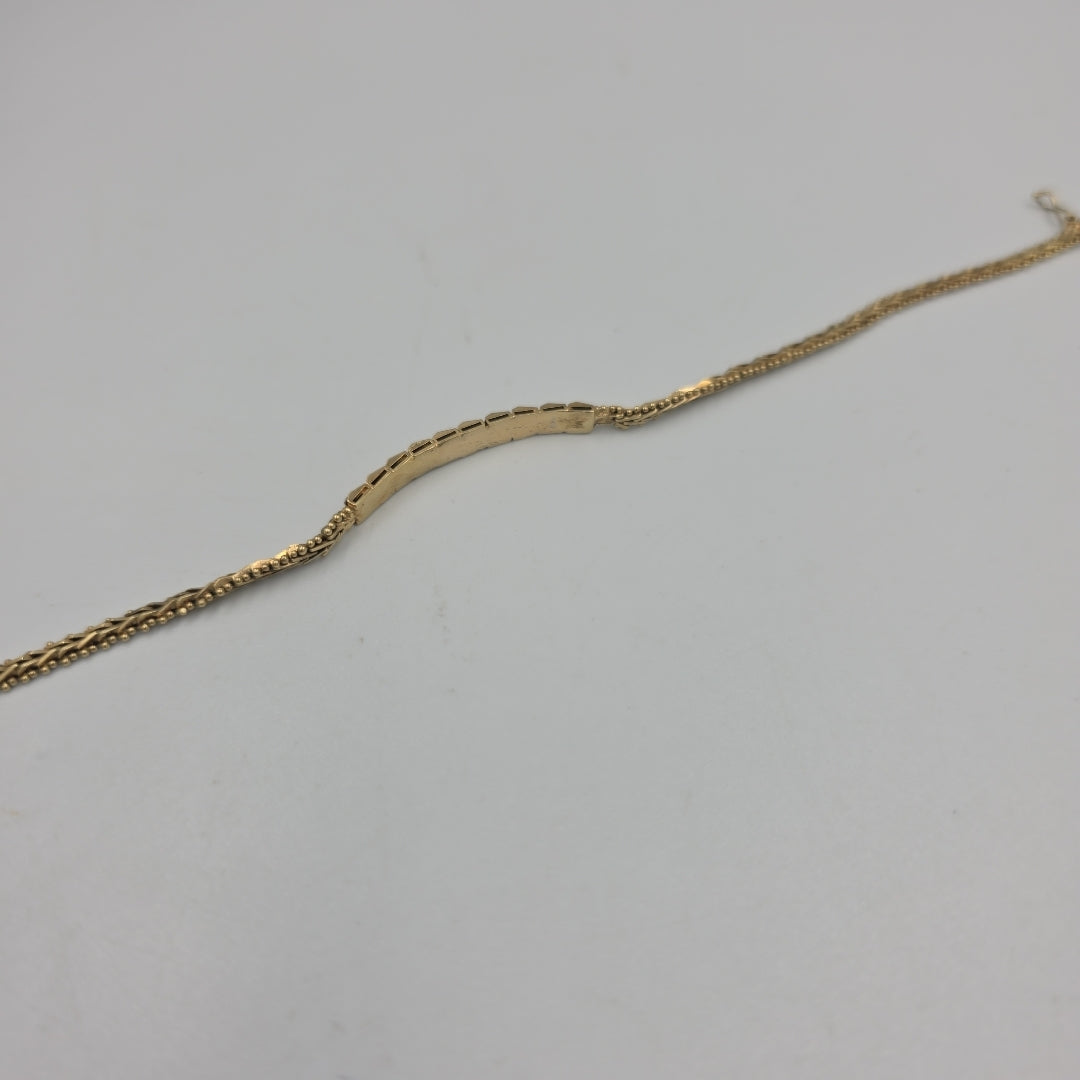 PULSERA ORO, ORO COMBINADO 14 K 6.5 GRMS (SEMINUEVO)