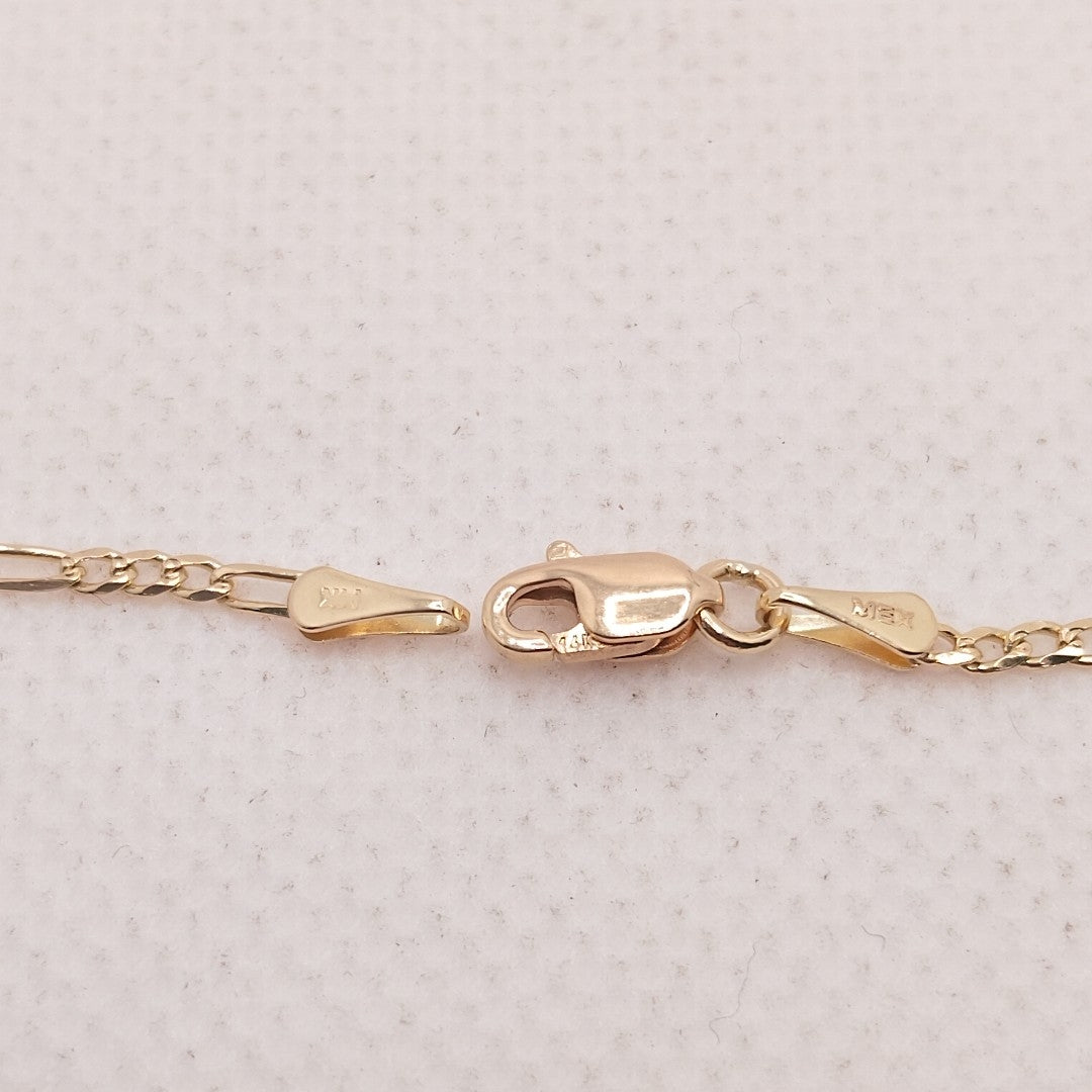 CADENAS 3X1 ORO 14K 55 CM 4 GR (NUEVO)