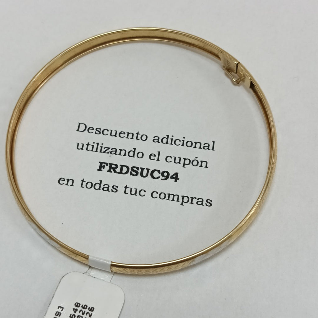 PULSERA RIGIDA ORO 14 K 4.1 GRMS (SEMINUEVO)