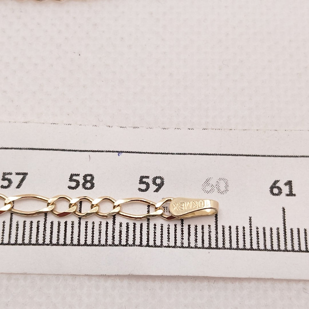 CADENAS TEJIDO 3X1 ORO 10K 60 CM 4.5 GR (NUEVO)
