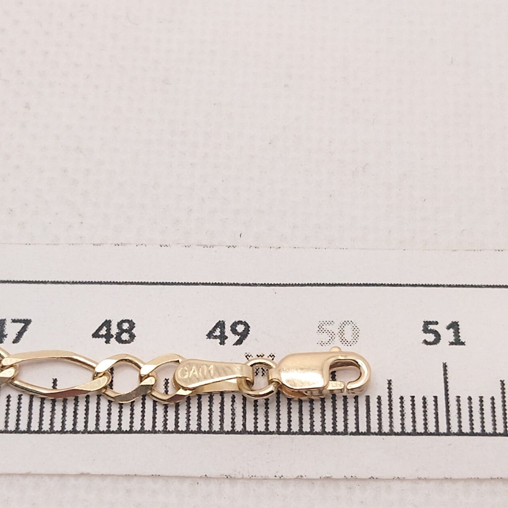 CADENAS TEJIDO 3X1 ORO 10K 50 CM 6.4 GR (NUEVO)