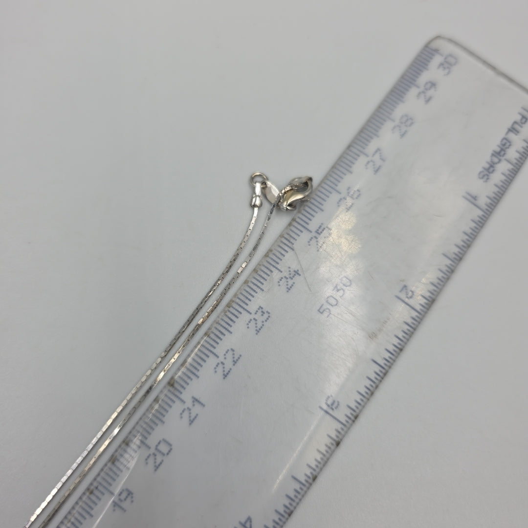 GARGANTILLA ORO, ORO BLANCO 14 K 4.7 GRMS (SEMINUEVO)