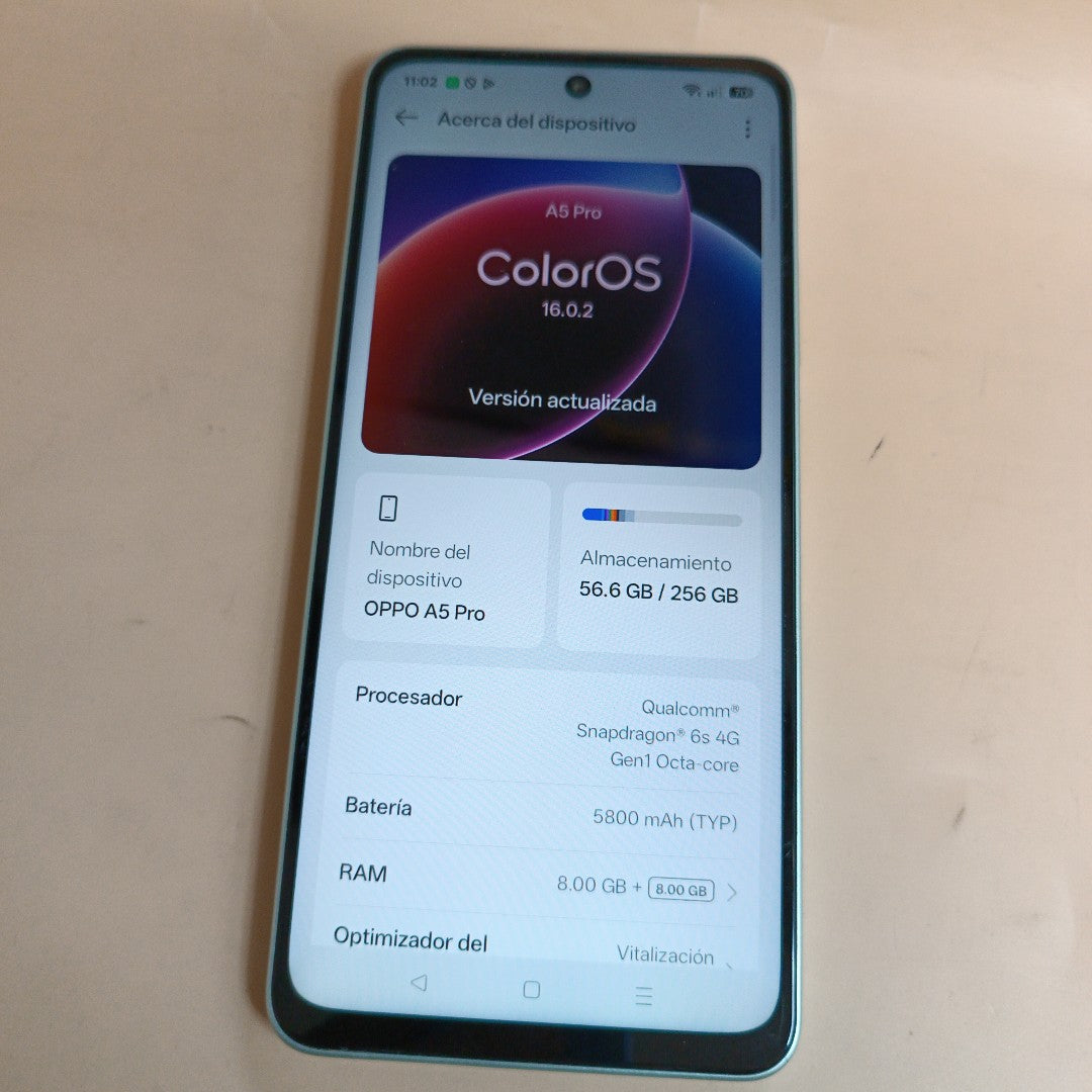 CELULAR OPPO A5 PRO CPH2711 (2025) 256 GB 8 GB RAM (SEMINUEVO)