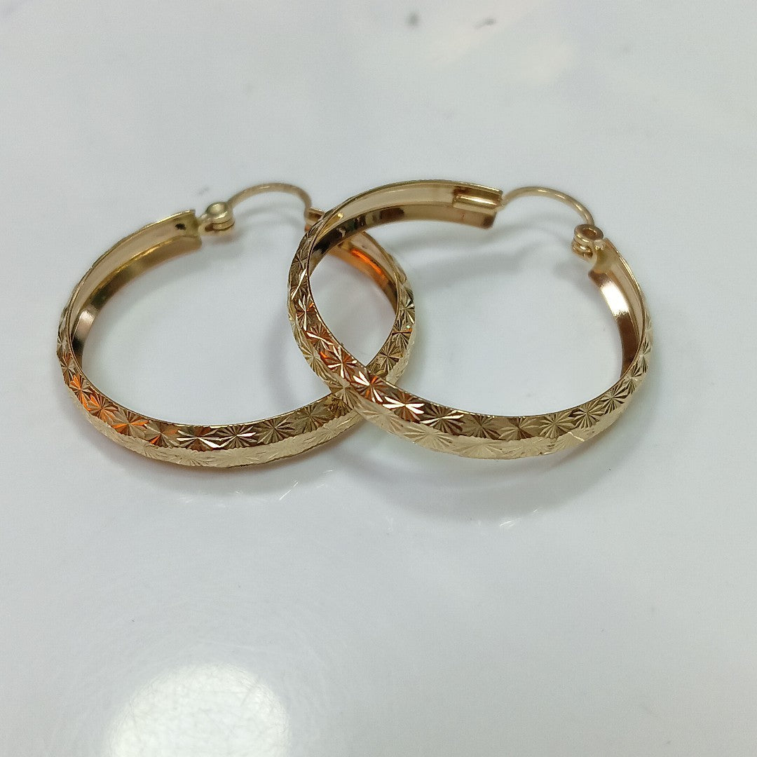ARRACADAS PAR ORO 10 K 3.5 GRMS (SEMINUEVO)