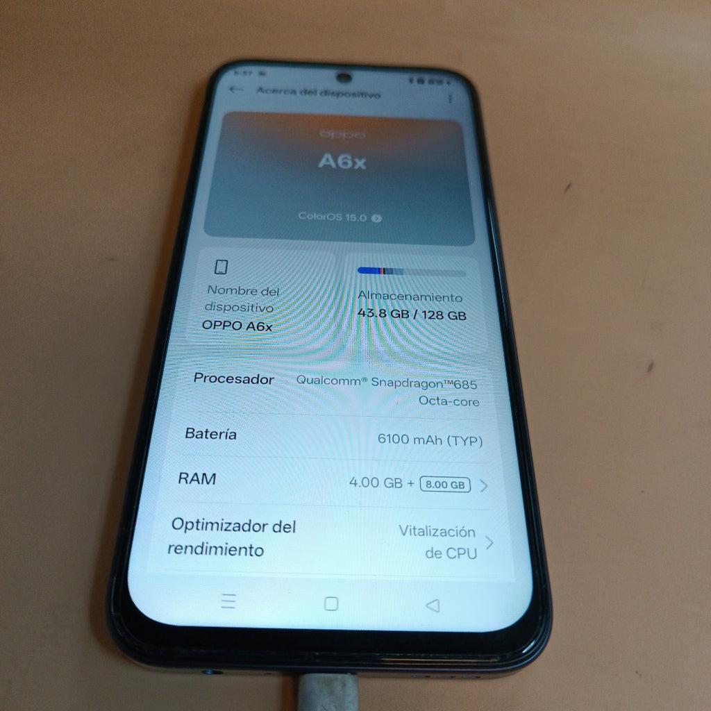 CELULAR OPPO A6X CPH2819 (2025) 128 GB 4 GB RAM (SEMINUEVO)