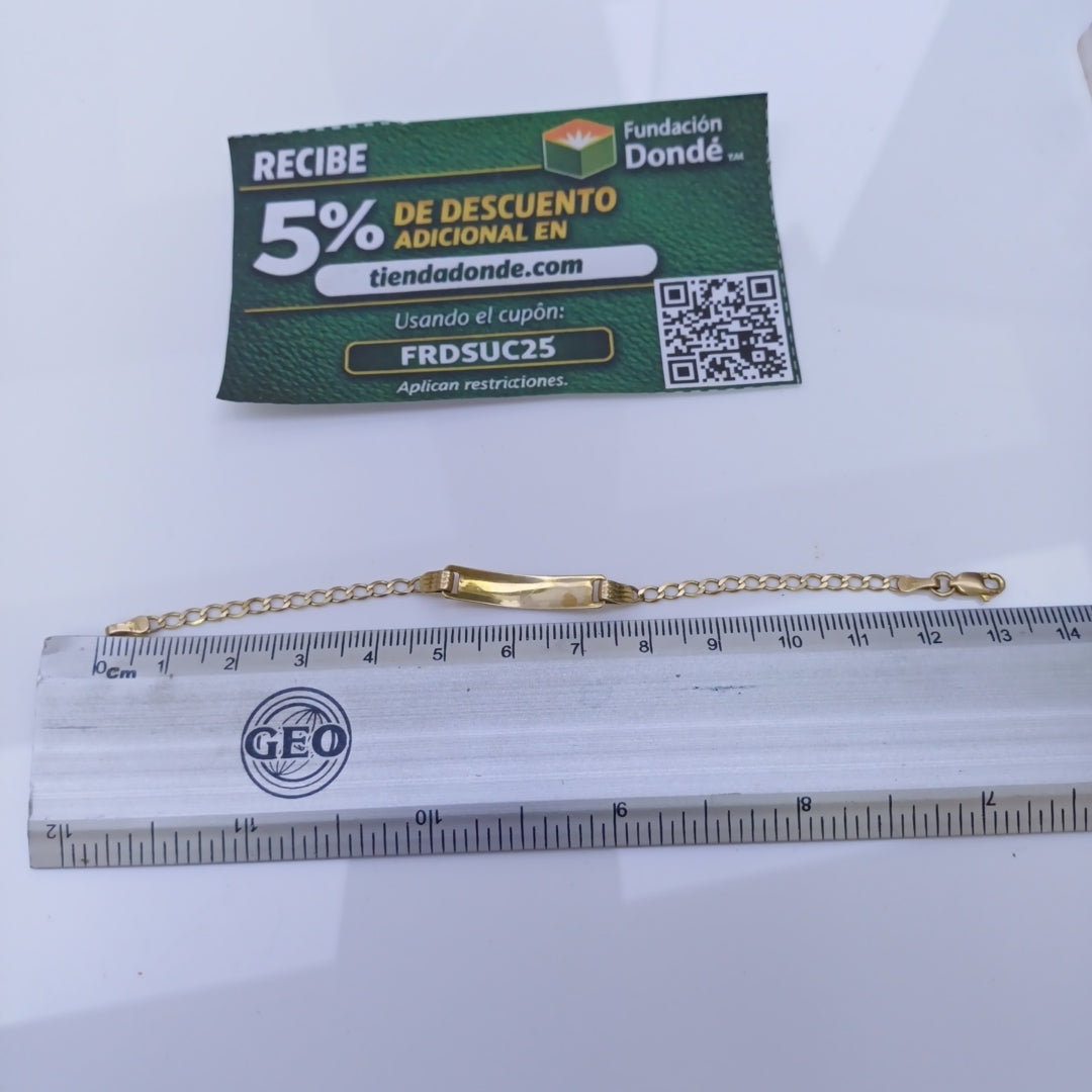 ESCLAVA ORO 14 K 2.5 GRMS (SEMINUEVO)