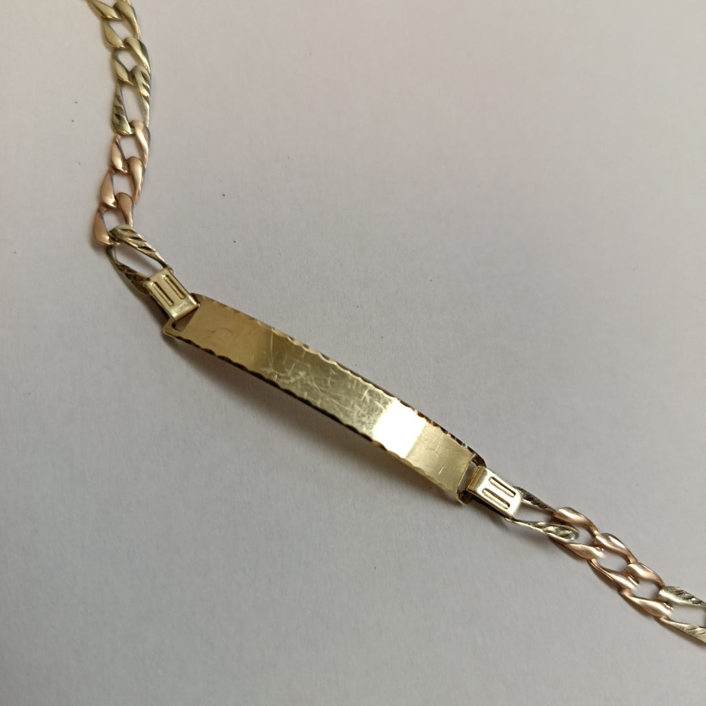 ESCLAVA ORO COMBINADO 14 K 3.5 GRMS (SEMINUEVO)