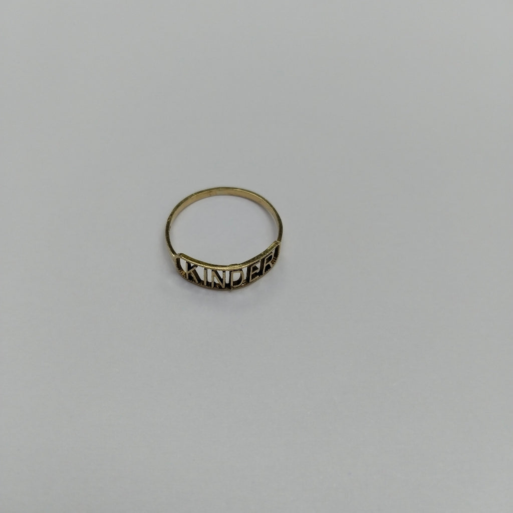 ANILLO DE GRADUACIÓN ORO 10 K 0.6 GRMS (SEMINUEVO)