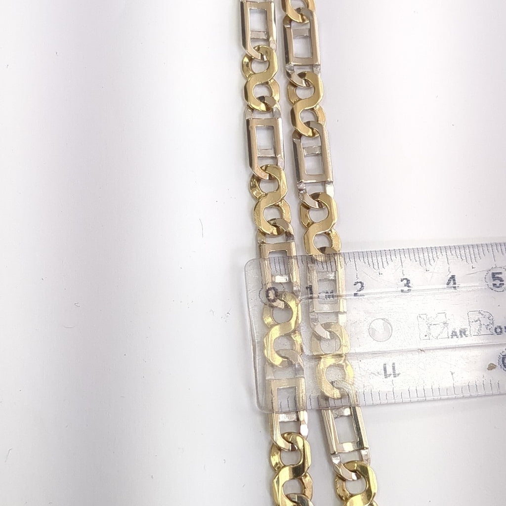 CADENA ORO COMBINADO 14 K 61.7 GRMS (SEMINUEVO)