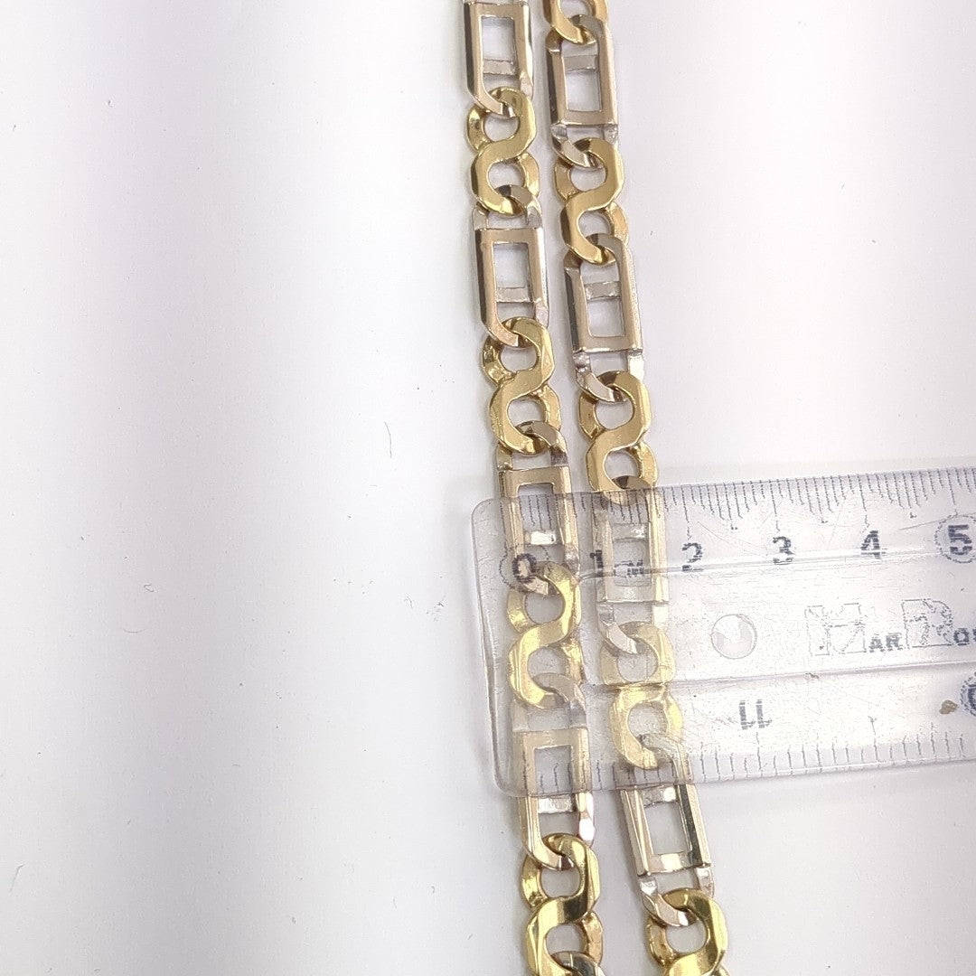 CADENA ORO COMBINADO 14 K 61.7 GRMS (SEMINUEVO)
