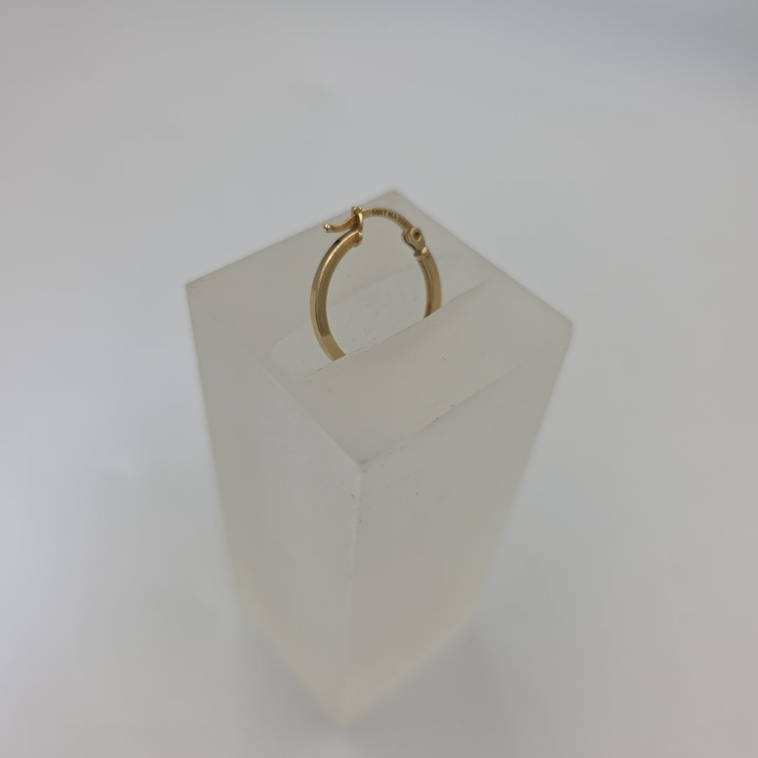 ARRACADAS PAR ORO 14 K 1.3 GRMS (SEMINUEVO)