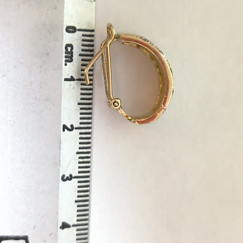 ARETES PAR ORO 10 K 6,20 GRMS (SEMINUEVO)