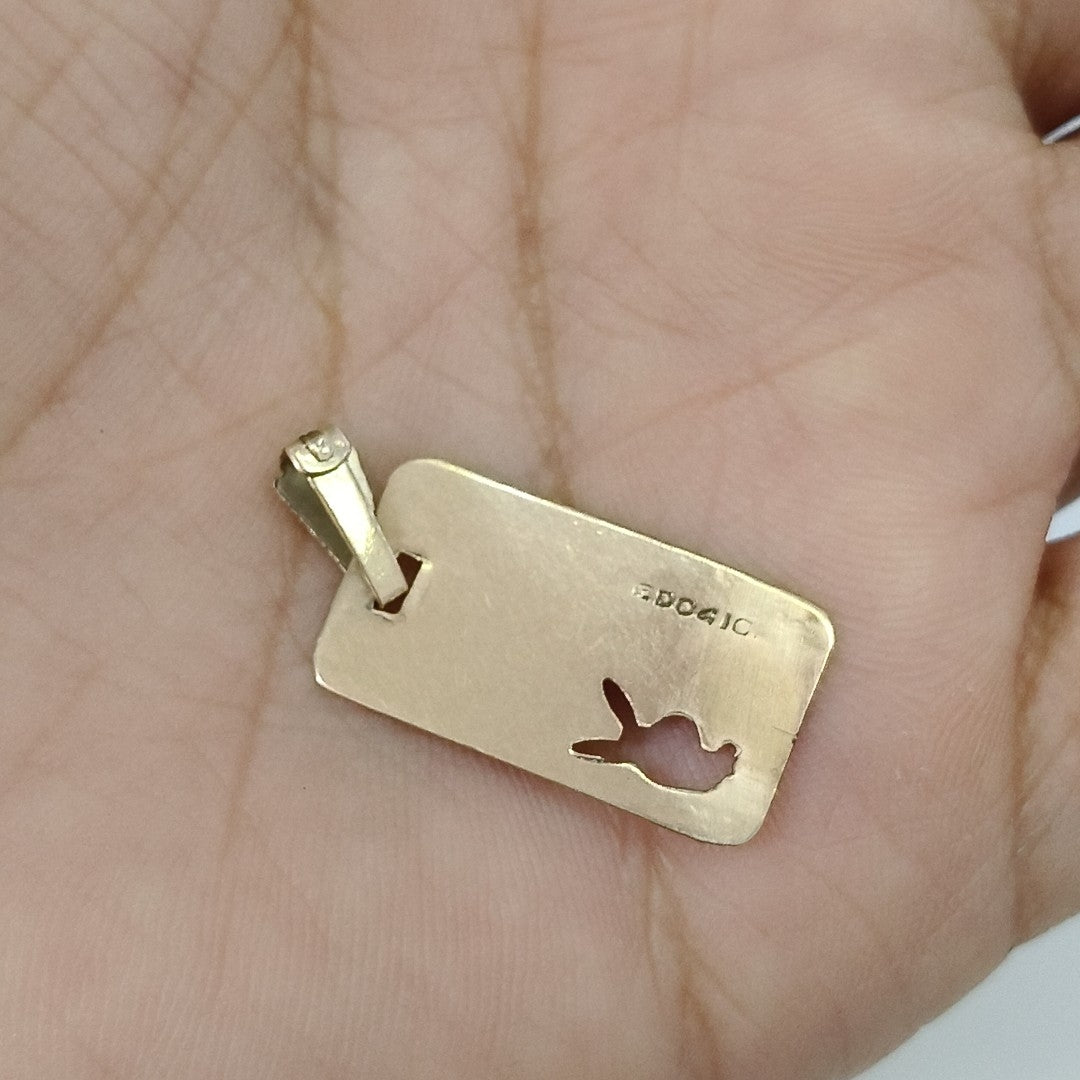 DIJE ORO 10 K 0.9 GRMS (SEMINUEVO)