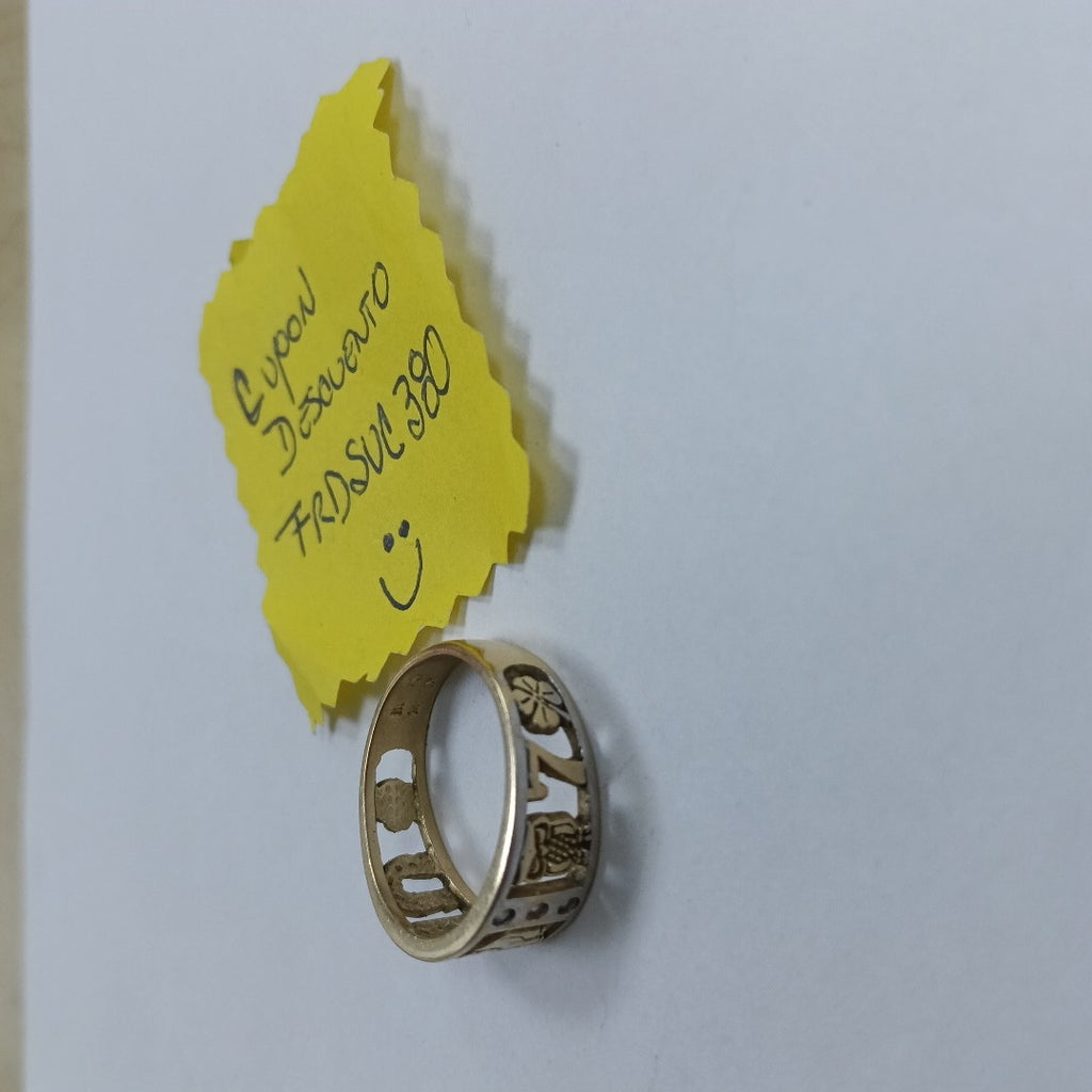 ARGOLLA DE LA SUERTE ORO 14 K 5,20 GRMS (SEMINUEVO)