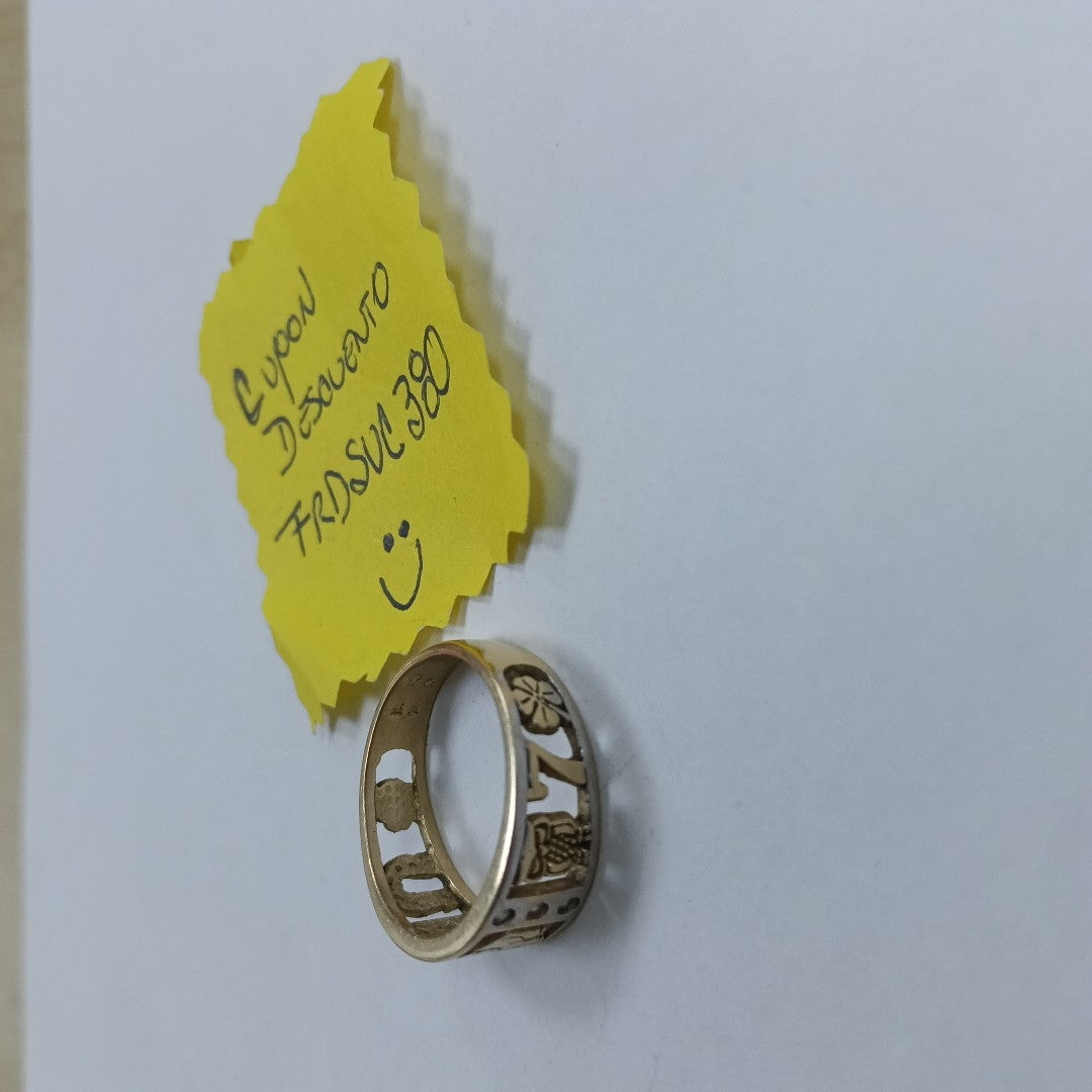ARGOLLA DE LA SUERTE ORO 14 K 5,20 GRMS (SEMINUEVO)