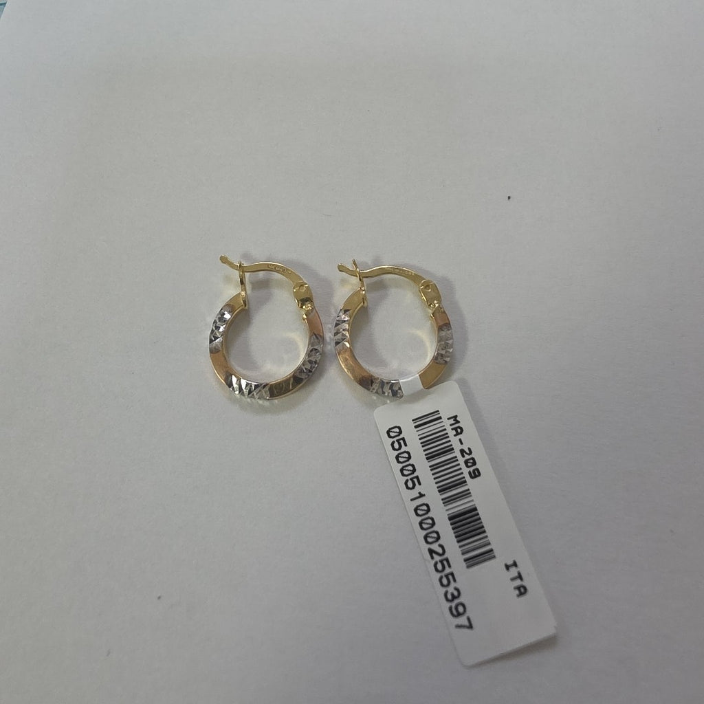 ARRACADAS ORO 14K 1.5 (NUEVO)