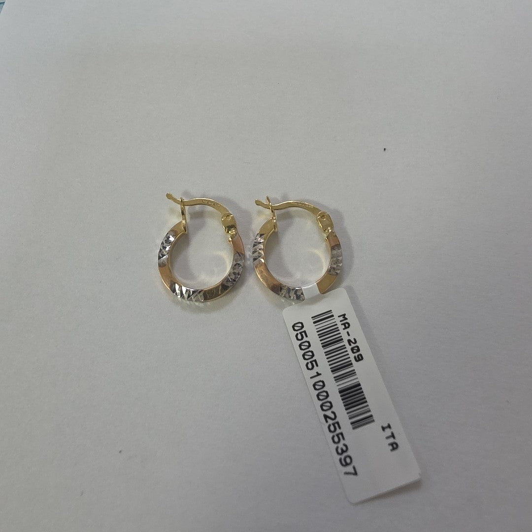 ARRACADAS ORO 14K 1.5 (NUEVO)