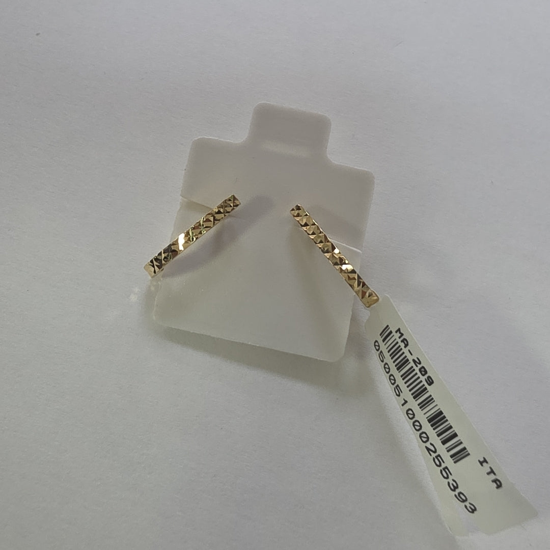 BROQUELES ORO 14K 1.5 (NUEVO)