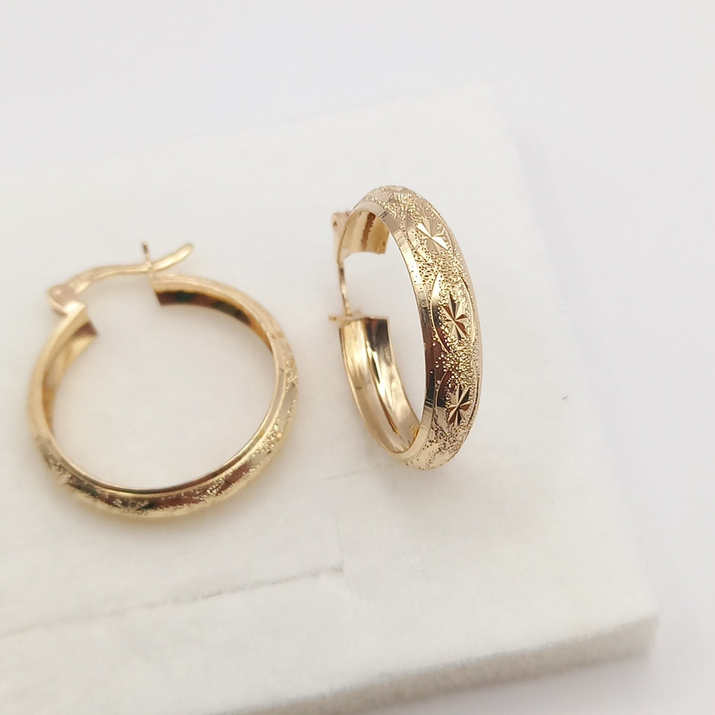 ARRACADAS PAR ORO 10 K 3,00 GRMS (SEMINUEVO)