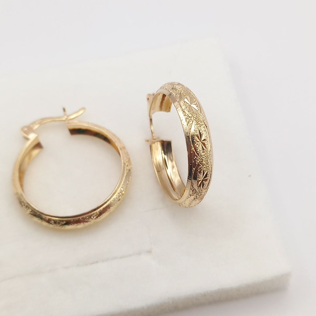 ARRACADAS PAR ORO 10 K 3,00 GRMS (SEMINUEVO)