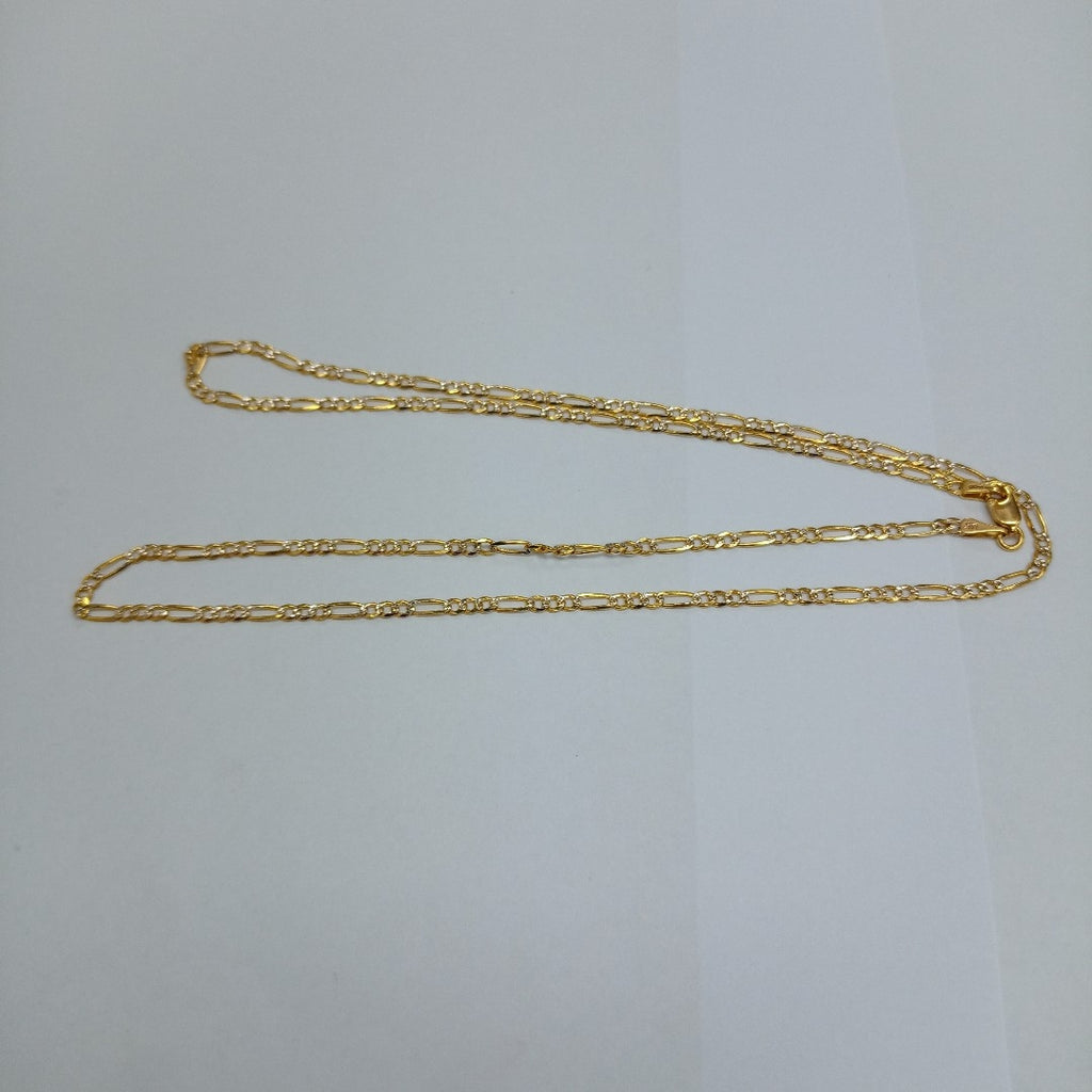 CADENAS TEJIDO 3X1 ORO 14K 55 CM 4.9 GR (NUEVO)