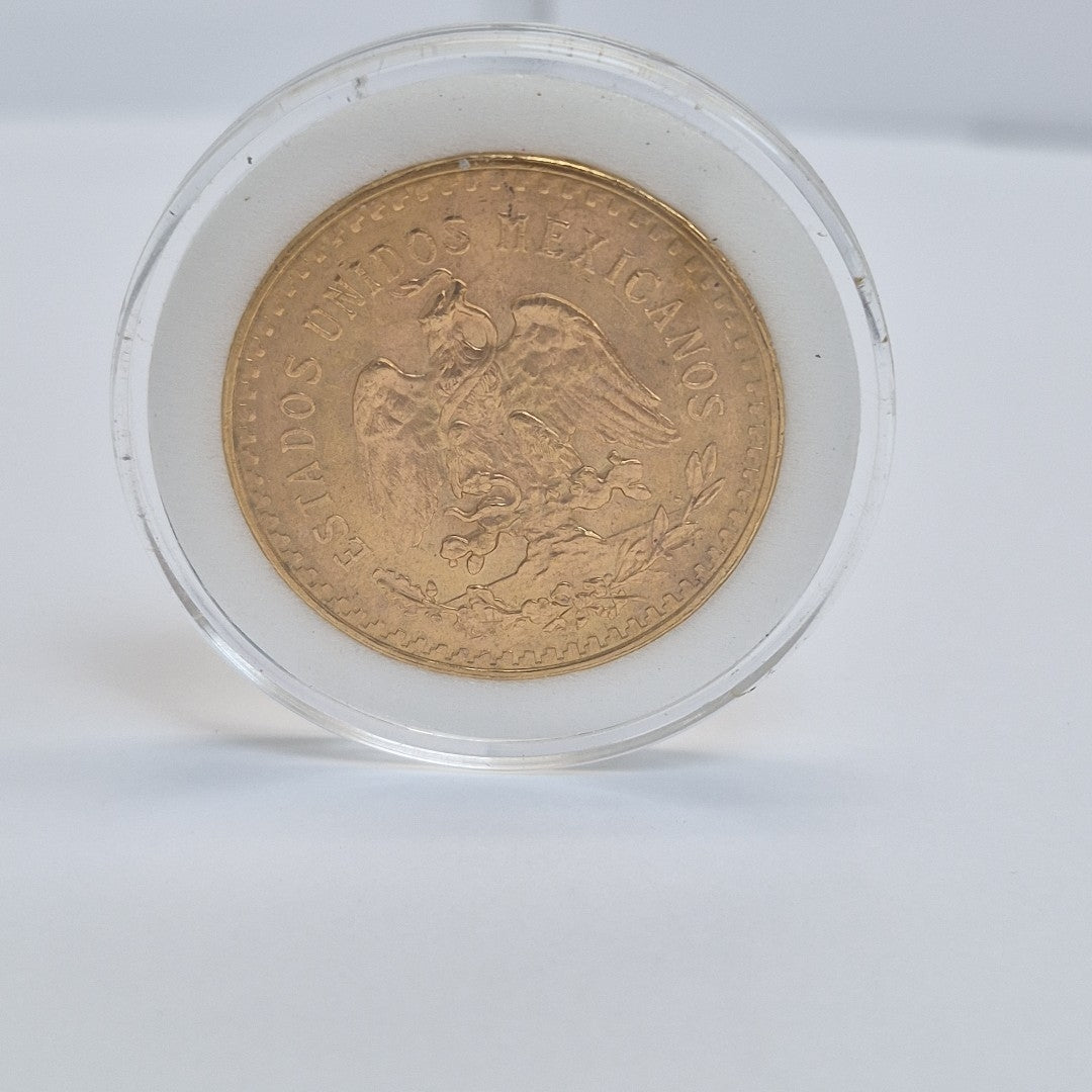 K1 41,60 GRMS 21 K IDENTIFICACIÓN MONEDA NOMINATIVA MONEDAS PESOS 50 PESOS (SEMINUEVO)
