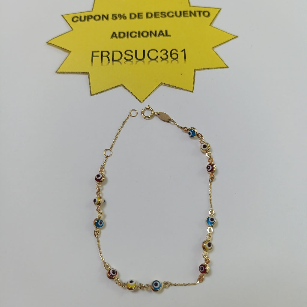 PULSERAS DAMA ORO 14K 1.7 (NUEVO)