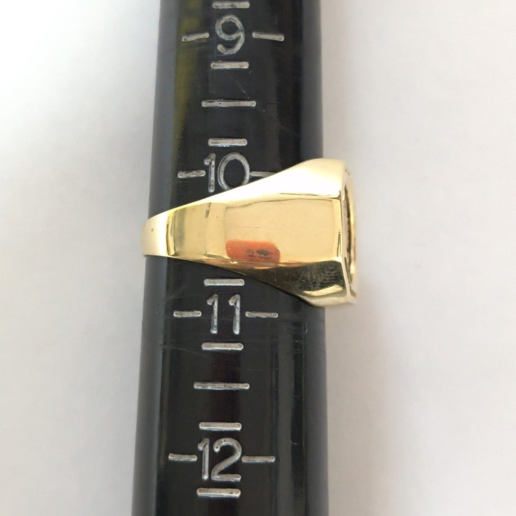ANILLO ORO COMBINADO 10 K 5,90 GRMS (SEMINUEVO)