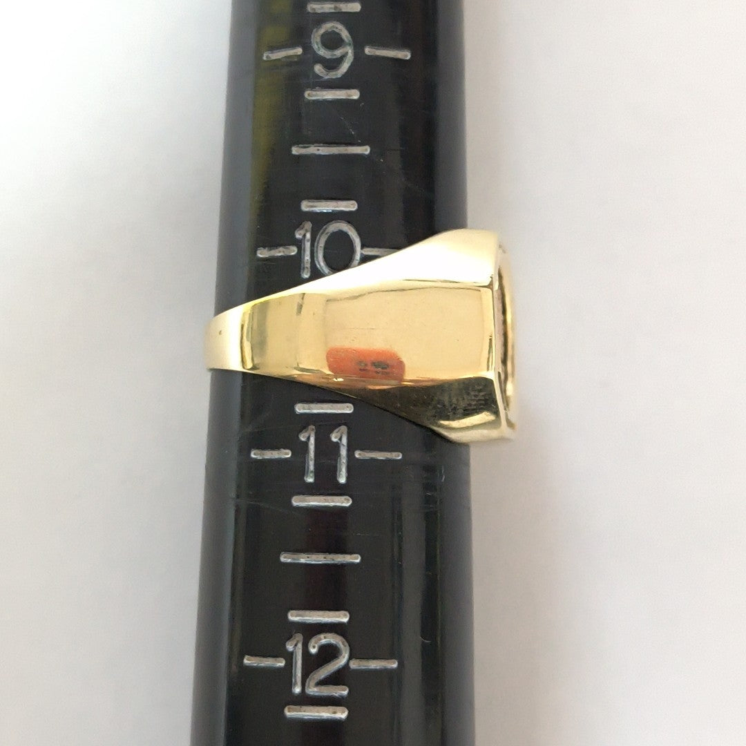 ANILLO ORO COMBINADO 10 K 5,90 GRMS (SEMINUEVO)