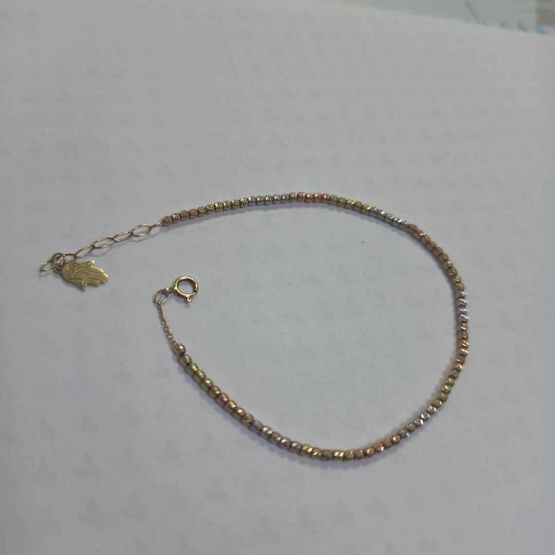 PULSERA ORO, ORO COMBINADO 14 K 2.8 GRMS (SEMINUEVO)