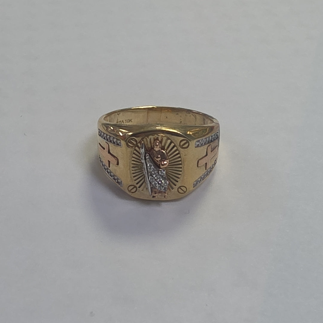 ANILLO ORO 10 K 5.9 GRMS (SEMINUEVO)