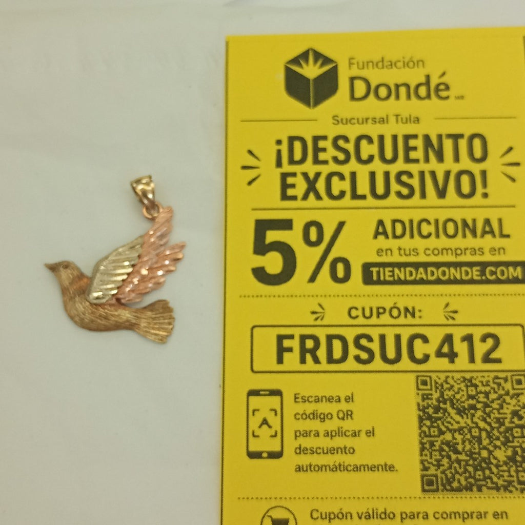 DIJE ORO COMBINADO 14 K 2,30 GRMS (SEMINUEVO)