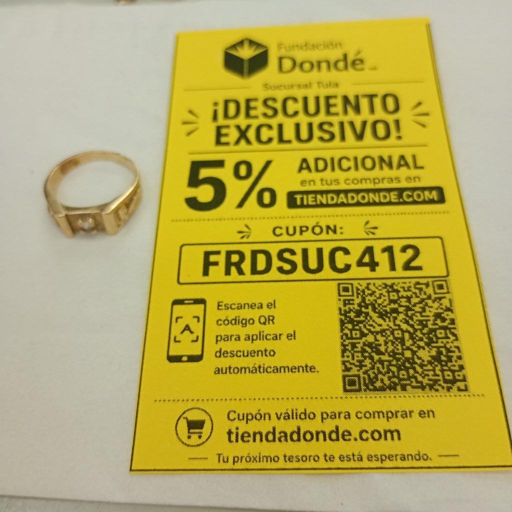 ANILLITO ORO 10 K 2.3 GRMS (SEMINUEVO)