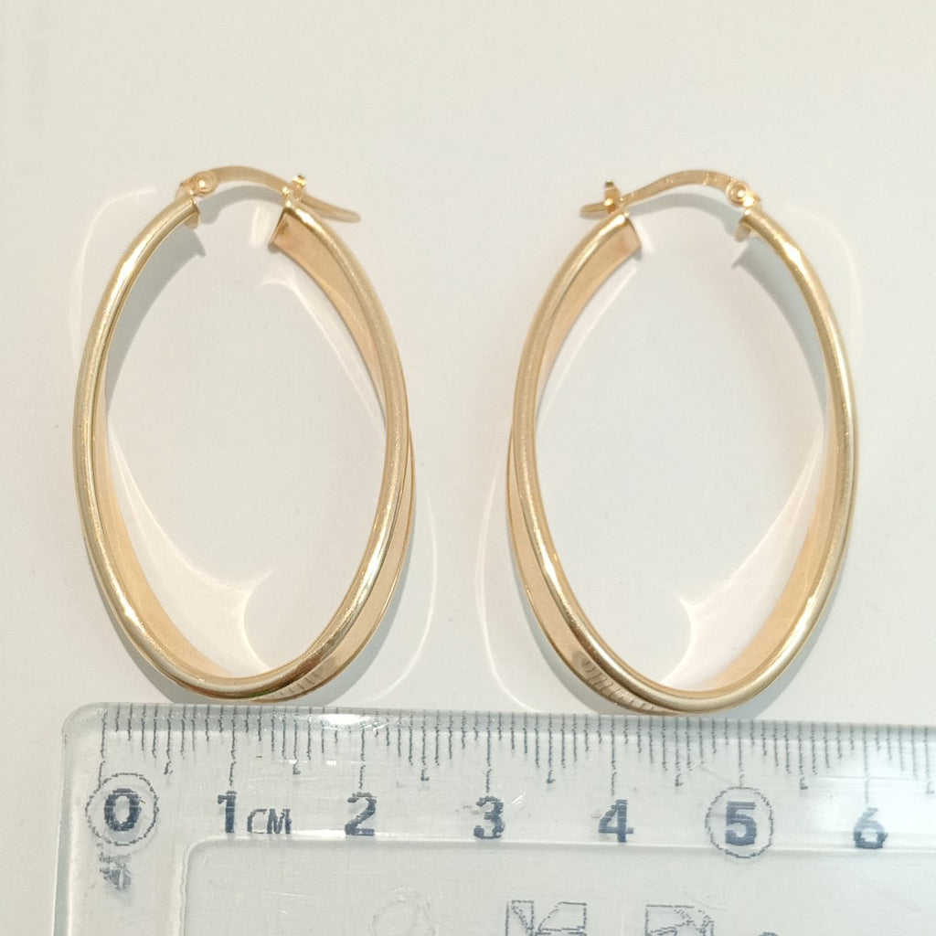 ARRACADAS PAR ORO 14 K 3.7 GRMS (SEMINUEVO)