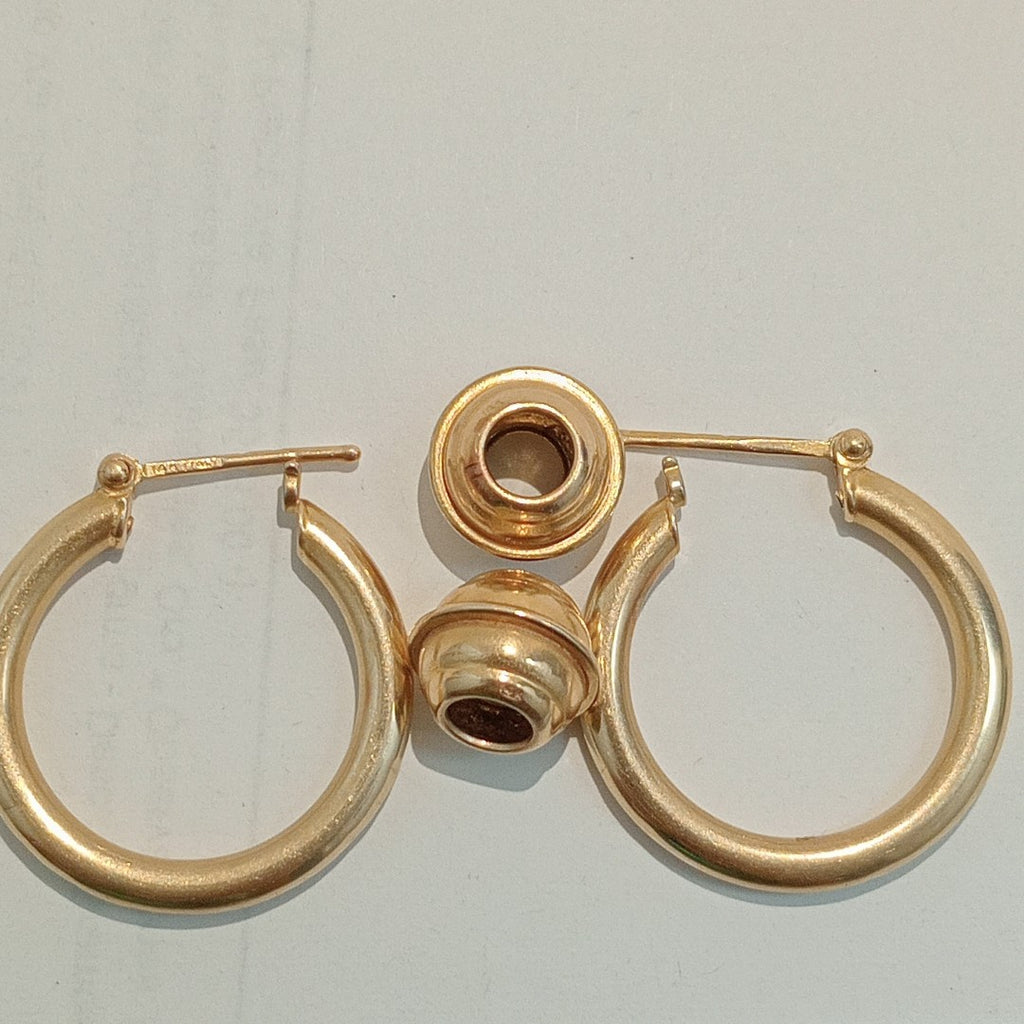 ARRACADAS PAR ORO 14 K 6,70 GRMS (SEMINUEVO)