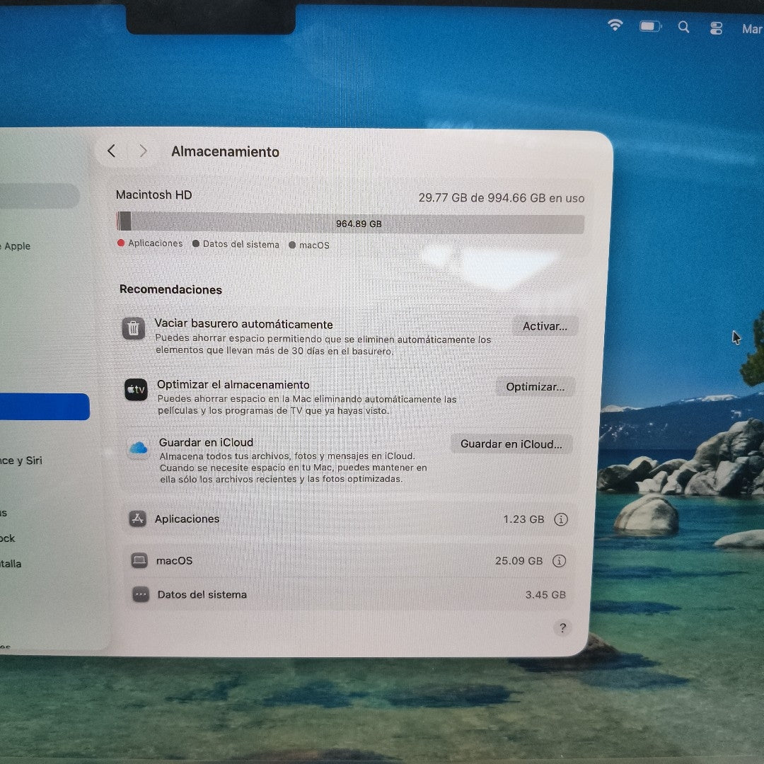 LAPTOP APPLE MACBOOK PRO 14" 2023 A2992 (CPU 12/GPU 18) 1 TB SSD 18 GB RAM (SEMINUEVO)