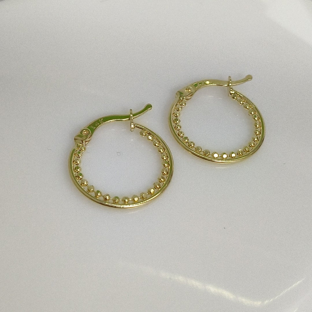 ARRACADAS ORO 14K 1.6 (NUEVO)