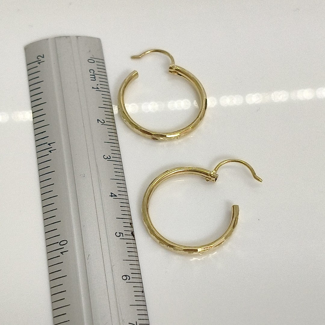 ARRACADAS PAR ORO 14 K 2,20 GRMS (SEMINUEVO)