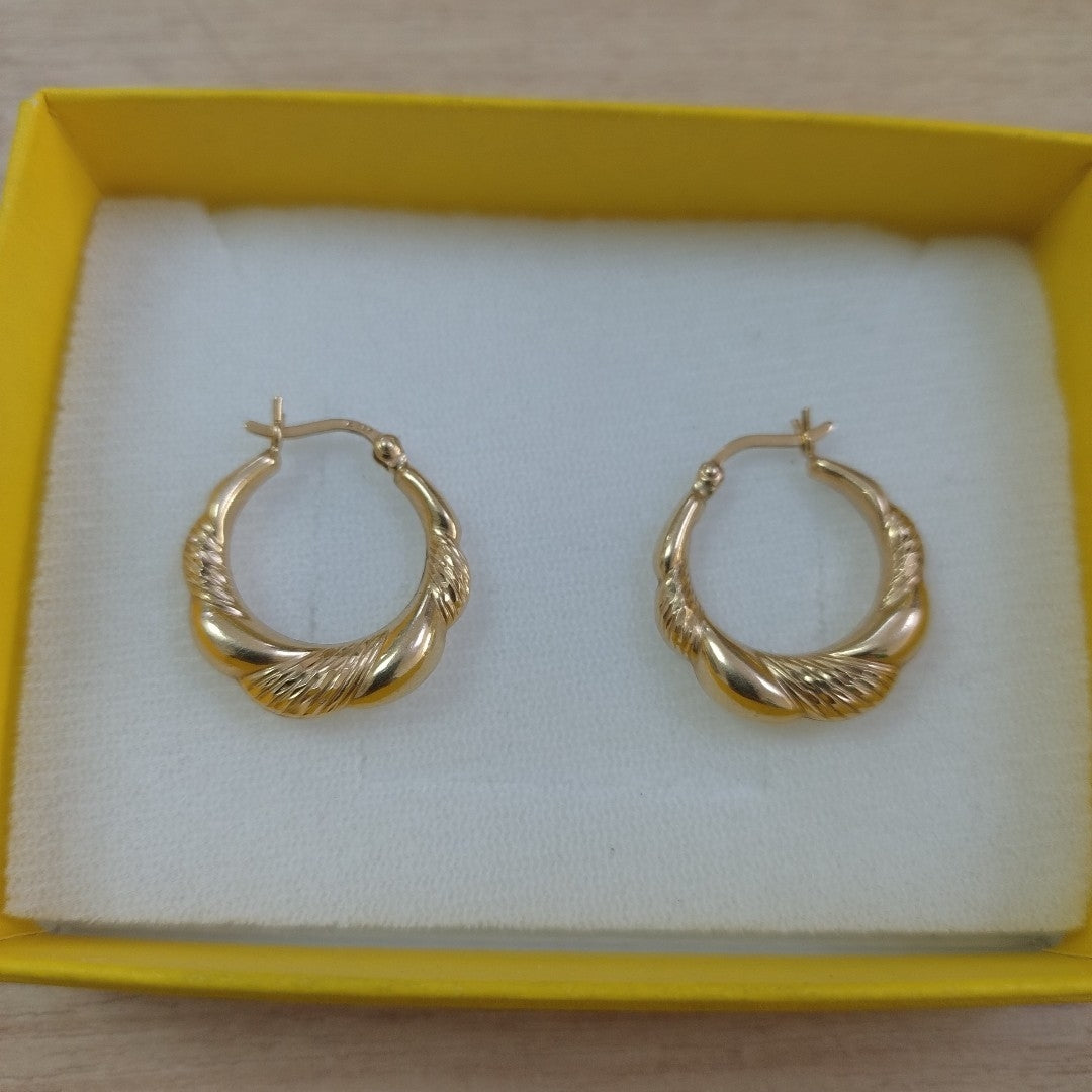ARRACADAS PAR ORO 14 K 2,50 GRMS (SEMINUEVO)