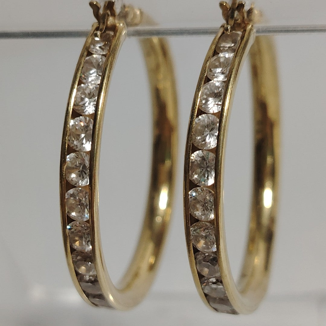 ARRACADAS PAR ORO 14 K 8,00 GRMS (SEMINUEVO)