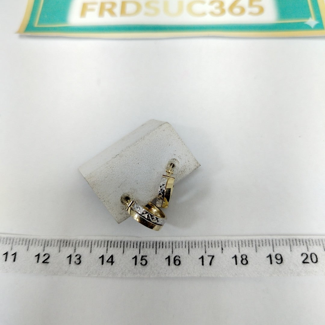 ARRACADAS ORO 14K 1.5 (NUEVO)