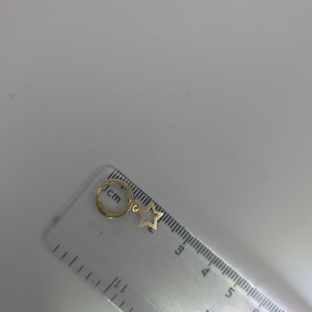 ARRACADAS PAR ORO 10 K 1 GRMS (SEMINUEVO)