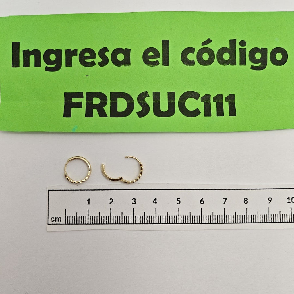HUGGIES ORO 14K 1.2 (NUEVO)